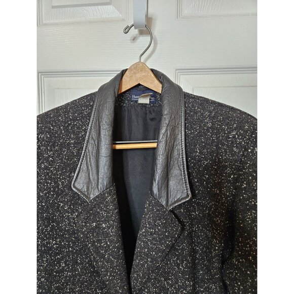 VTG Hunter’s Run Women's Double Breasted 100% Virgin  Pure Wool Coat Meduim 9 - Picture 2 of 12